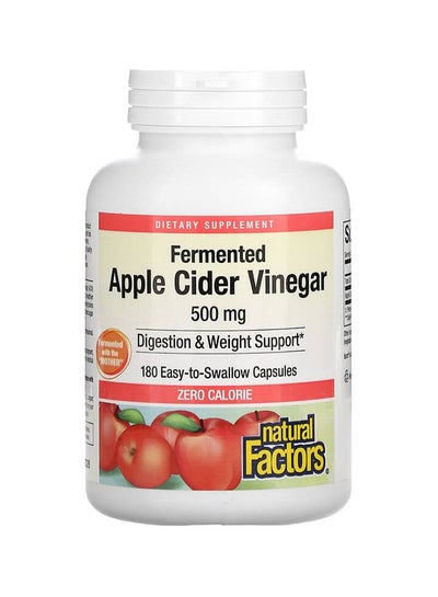 Buy Apple Cider Vinegar - 180 Capsules 500 mg in UAE