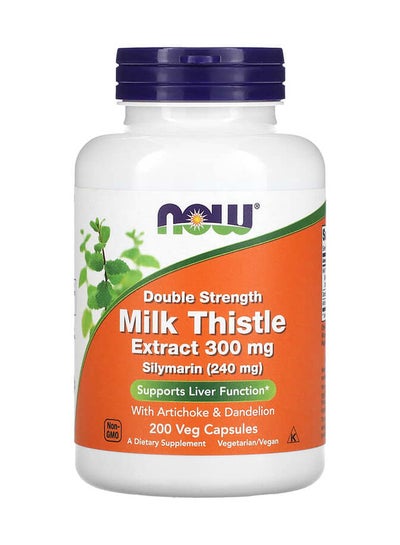 Buy Double Strength Silymarin Dietary Supplement 200 Veg Capsules 300 mg in Egypt