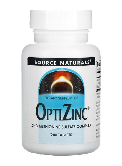 Buy Optizinc Zinc Methionine Sulfate Complex - 240 Tablets in UAE