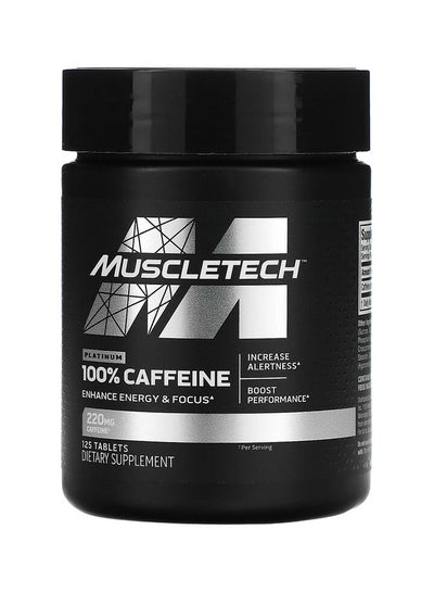 Buy Platinum 100% Caffeine, 220 mg, 125 Tablets in Saudi Arabia