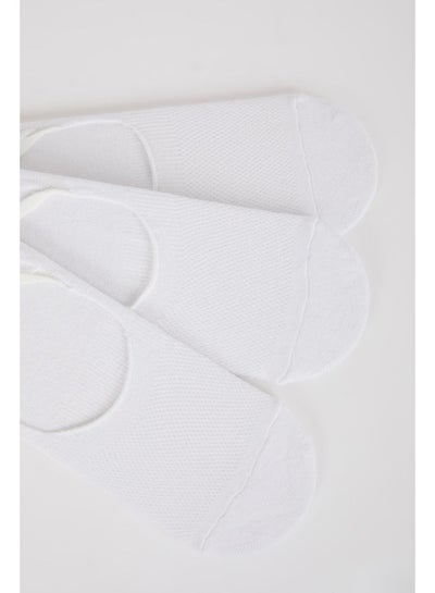 Buy Woman Cotton 3 Pack Ballet Socks White in Egypt