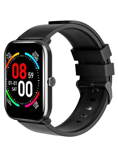 اشتري 1.69" Watch 1 Upgraded Fitness Tracker With 70 Sports Modes, SpO2 Heart Rate Sleep Monitor 230+ Faces Smartwatch For Men Women IP68 And iPhone Android Phones Black في الامارات