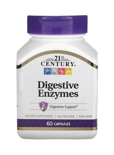 Buy Digestive Enzymes Dietary Supplement 60 Capsules in UAE