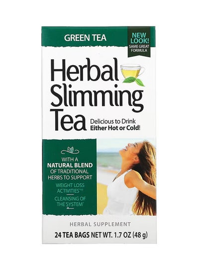 Buy Herbal Slimming Green Tea - 24 Bags 1.7 Oz (48 G) in Saudi Arabia