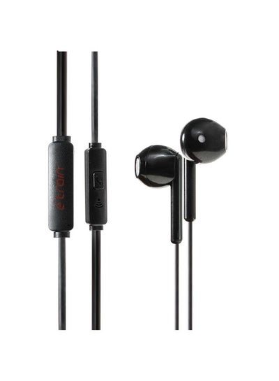 Buy Stereo Wired In-Ear Earphones With Mic Black in Egypt