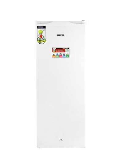 Buy 200L Gross Capacity, Upright Freezer With Tropical Compressor, Recessed Handle, Lock  And Key, Inside Condensor, 6 Crystal Freezer Drawers, Adjustable Thermostat, 100% HCF And FCKW Free 20 L GRFU2006 White in UAE