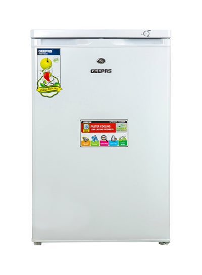 Buy 120L Upright Freezer 0 W GRFU1206 White in UAE