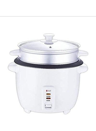 Stainless Steel Rice Cooker L W Dlc White