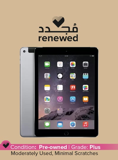 اشتري Renewed -  Ipad Air 2nd Generation (2014) 9.7-Inch 2GB RAM 64GB 4G LTE في الامارات