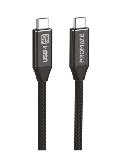 اشتري iPhone 15 Cable, USB4 Cable with UHD 8k 60hz, 240W PD, 40Gbps Data Sync and Thunderbolt 4 Compatibility, PrimeLinkC40-2M Black Black في مصر