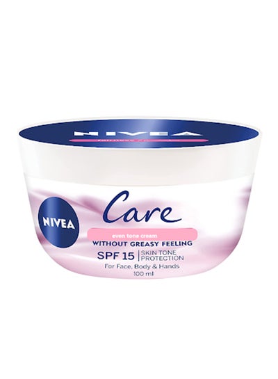 Buy Care Even Tone Cream SPF 15 100ml in UAE