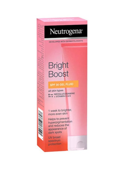 Buy Bright Boost Gel Fluid SPF Multicolour 50ml in Egypt