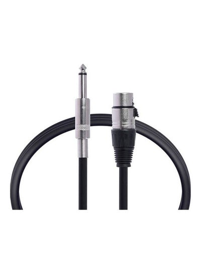 Buy Xlr To 1/4 Mono Cable Black in Egypt