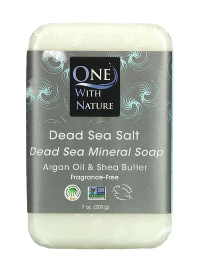 Buy Dead Sea Salt Triple Milled Soap White 200g in UAE