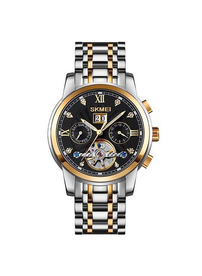 Buy Men's M029 Big Dial Auto Mechanical Stainless Steel Tourbillon Luxury Designer Watch in UAE