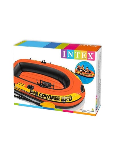 Buy Explorer Pro 200 Boat Durable And Sturdy Material Orange Color Toy For Kids 196x102x33cm in Saudi Arabia