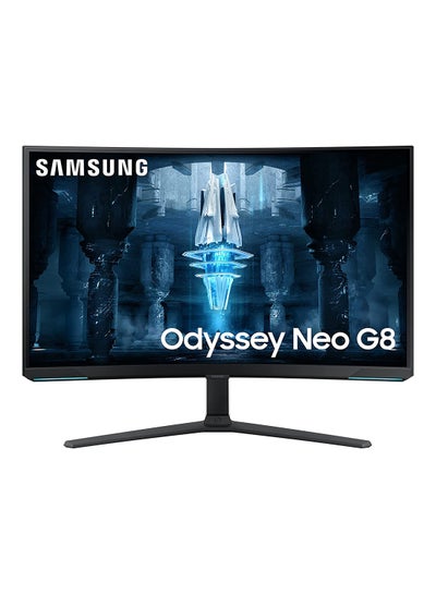 Buy 32- inch Odyssey Neo G8 4K UHD 240Hz 1ms G-Sync 1000R Curved Gaming Monitor, Quantum HDR2000, AMD FreeSync Premium Pro, Matte Display, Ultrawide Game View, DisplayPort, HDMI LS32BG850NMXUE Black in UAE