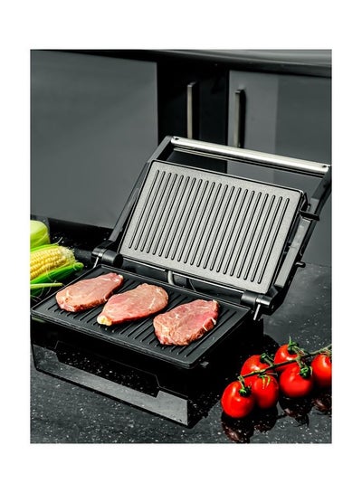Buy Stainless Steel Grill Maker 1000.0 W KNGM6273 Silver in UAE