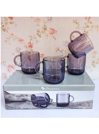 Buy Iconic Mug Set Of 6 Purple 245ml in Egypt