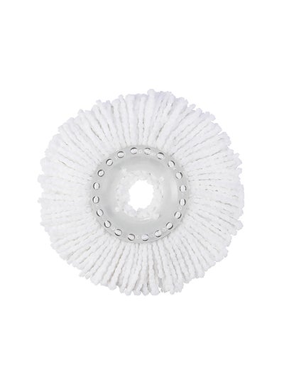 Buy Refill Cloth - Spin Mop Refill Cloth - Soft, High Quality, Round Shape, Excellent Performanance, Highly Resistent, Durable and Washable White 35x35x2cm in UAE