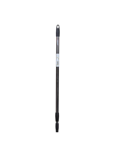 Buy Chrome Steel Broom And Mop Telescopic Handle Black/Grey in UAE