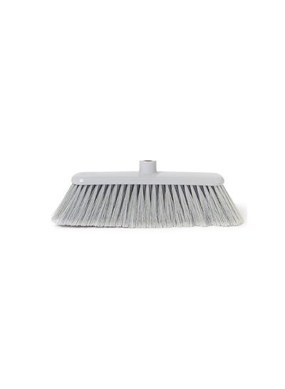 Buy Indoor Floor Wide Broom Head Grey 35x6x12cm in UAE