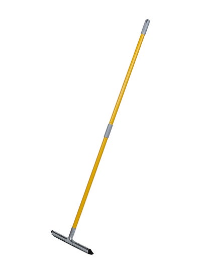 Buy Plastic Floor Squeegee 45 cm With Handle Yellow/Grey 45cm in Saudi Arabia