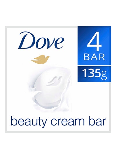 Buy Moisturising Beauty Cream Bar Soap For All Skin Type Pack of 4 135grams in UAE