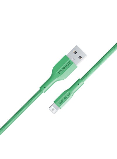 اشتري High Tensile Strength Data & Charge Cable for Apple Devices 1M Green في السعودية