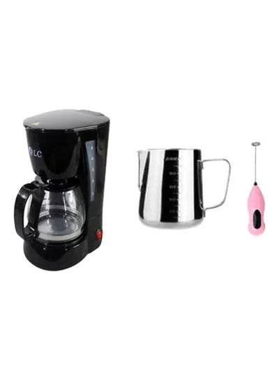 Buy Coffee Maker With Stainless Steel Milk Frothing Coffee Jug And Milk Frother 600.0 ml 650.0 W DLC-CM7309 Multicolour in Saudi Arabia