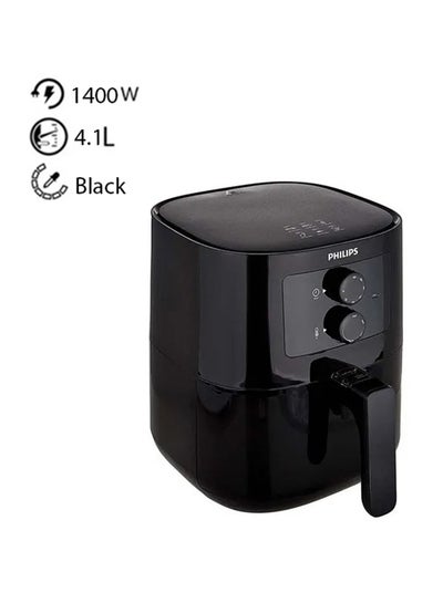 Buy Essential Air Fryer With Rapid Air Technology 4.1 L 1400 W HD9200/91/90 Black in Egypt