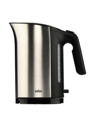 Buy Electric Jug Kettle, Stainless Steel, Washable Anti Scale Filter, Double Sided Window 1.7 L 3000 W WK-5110-BK Silver/Black in Egypt