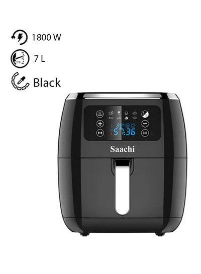 Buy Air Fryer with an LED Display Touch Panel 7 L 1800 W NL-AF-4777-BK Black in Saudi Arabia