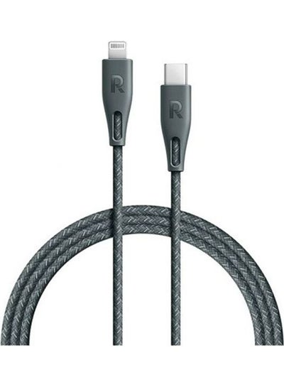 Buy Type-C To Lightning Charging Cable 2M Grey in Saudi Arabia