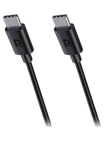 Buy Type-C To Type-C Charging Cable 1M Black in Egypt