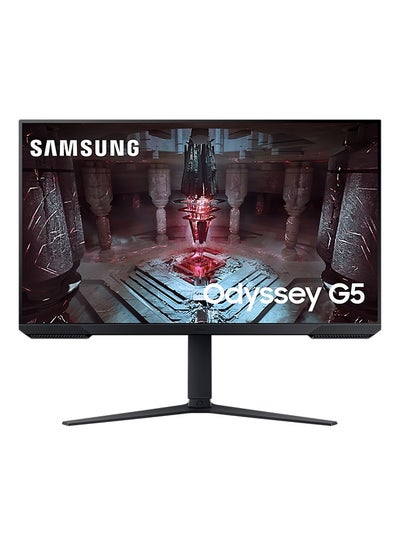 Buy 32 Inch Odyssey G5 Flat QHD Gaming Monitor 1MS 165Hz, HDR 10, AMD Freesync Premium, Height adjustable, LS32CG510 Black in UAE