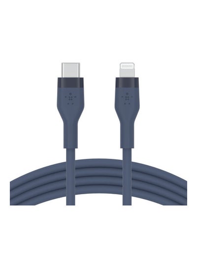 اشتري Boost Charge Type-C To Lightning Silicone Cable 3M Blue في السعودية