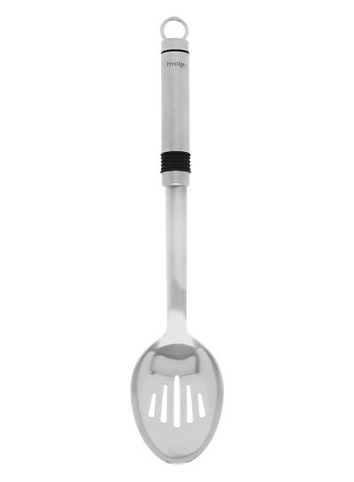 Buy Eco Slotted Spoon With Rubbergrip Silver in UAE