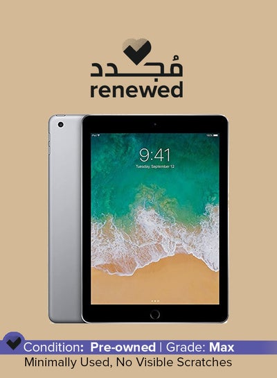 Buy Renewed - iPad (2017) 5th Generation 9.7 inch, 32 GB,Wifi Space Gray with Face Time in UAE