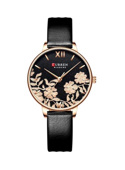 Buy Women's Leather Analog Wrist Watch 9065 - 32 mm - Black in Saudi Arabia