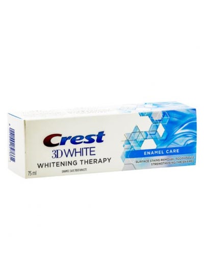 Buy 3D White Whitening Therapy Enamel Care Toothpaste 75ml in Saudi Arabia