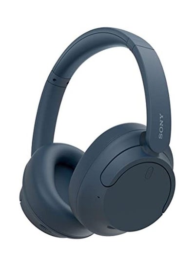 اشتري WH-CH720 Noise Cancelling Wireless Headphones Bluetooth Over The Ear With Mic For Phone Call Blue في الامارات