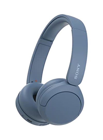 Buy WH-CH520 Wireless Bluetooth On Ear With Mic For Phone Call Blue in Saudi Arabia