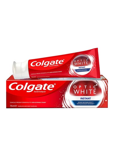 Buy Optic White Instant Whitening Toothpaste 75ml in Saudi Arabia
