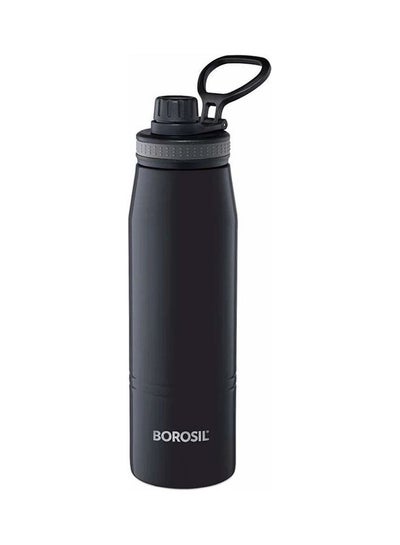 Buy Borosil Vaccum Gosport Bottle Black in UAE