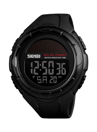 Buy Men's Waterproof Silicone Digital Watch 1J3198B in Saudi Arabia