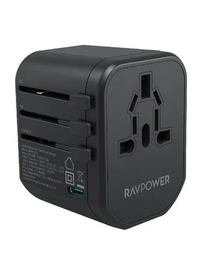 Buy 3-Port Pioneer Travel Charger Global Version PD 20W Black in Saudi Arabia