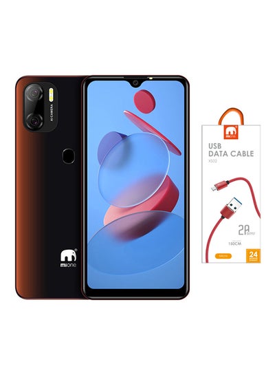 Buy A77 Dual SIM Orange 3GB RAM 32GB 4G - International Version With Free Micro USB Cable Red in Saudi Arabia