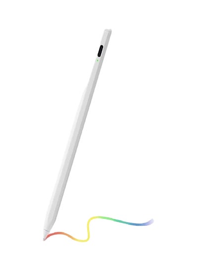 اشتري Digital Active Stylus Pen For iOS And Android Touch Screens Devices White في الامارات