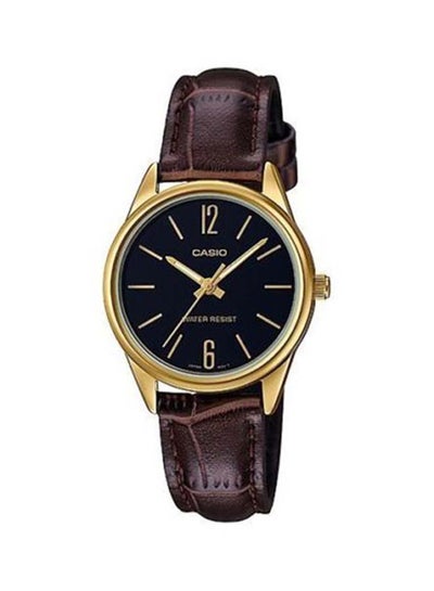 Buy Women's Leather Analog Wrist Watch LTP-V005GL-1BUDF in Egypt